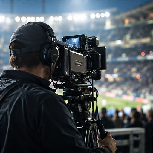 Broadcast camera operator